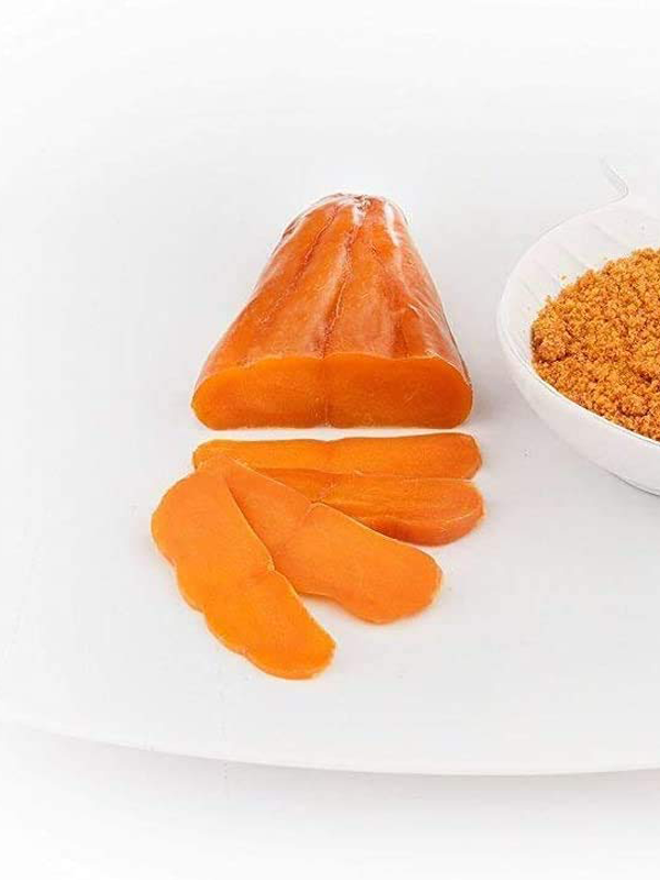 51HgmNNa5XL1 Paquet de 1Kg Boutargues Entières sans cire sous vide – 10 x 100g (1 Kg)