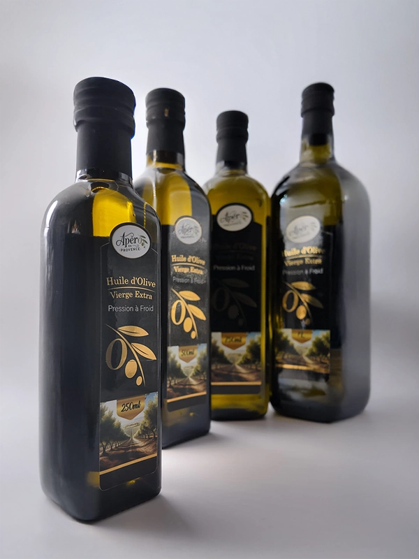 Huile-olive-250ML Huile d’Olive Vierge Extra 1L Moknine, Tunisie – Sélection Premium Jacob Fisher Apéro en Provence